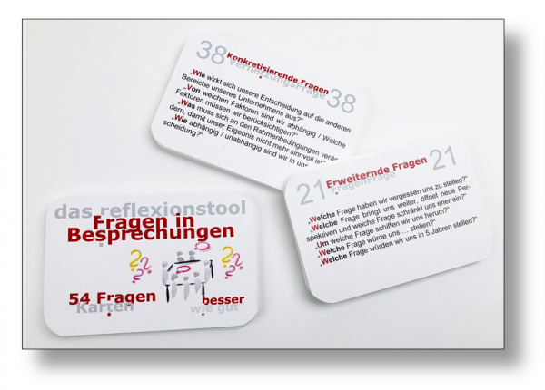 Fragen in Besprechungen